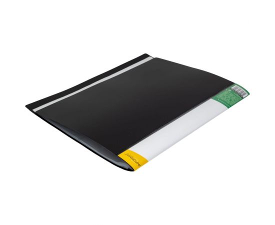 Папка INFORMAT с файлами, А4, 40 файлов, черная, пластик, 600 мкм, карман NP0155-40Bk – изображение 3