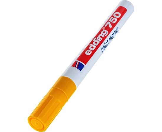 Лаковый маркер EDDING E-750/5 желтый 2-4 мм, металлический корпус 537613 – изображение 3
