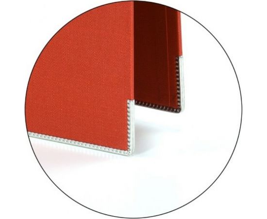 Папка-регистратор INFORMAT 75 мм, двустороннее покрытие, PVC P2PVC-75/Red – изображение 3