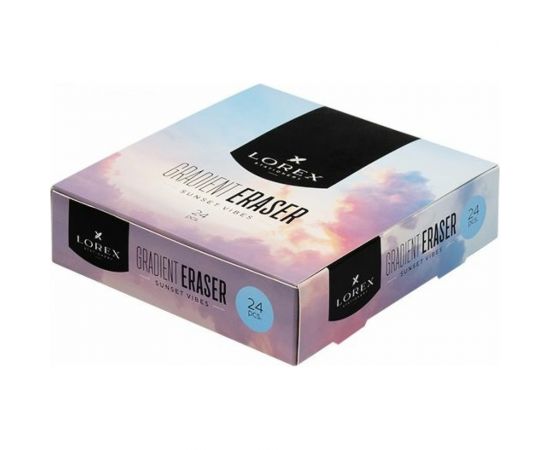 Ластик LOREX GRADIENT SUNSET VIBES прямоугольный LXESGR-SV – изображение 3