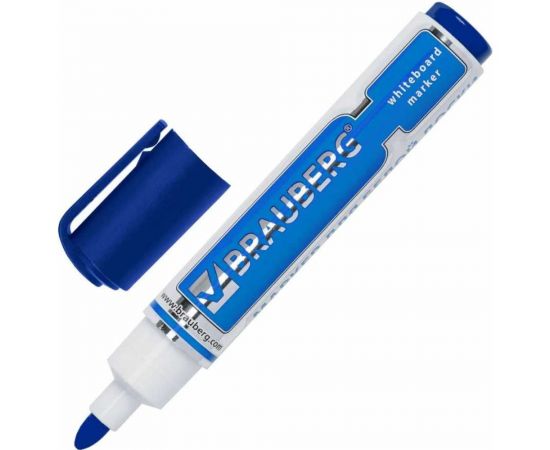 Набор маркеров для доски BRAUBERG Neo 4 шт., с клипом, круглый наконечник 5 мм, 150491 – изображение 3