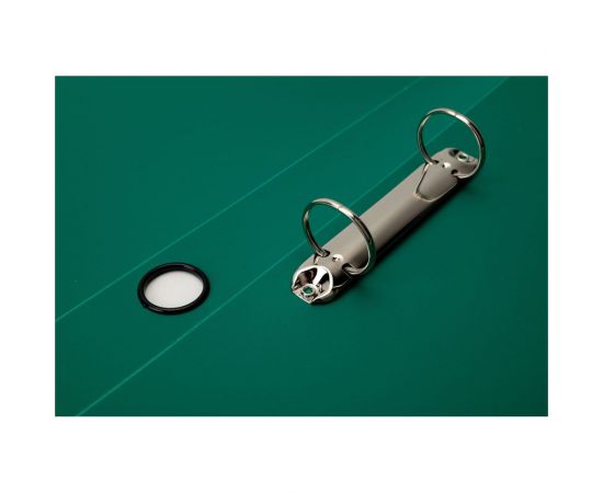 Папка с кольцами INFORMAT А4 2 кольца 700 мкм 40 мм зеленый пластик NP50-40G – изображение 3