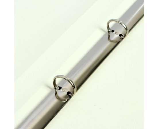 Пластиковая папка на 4 кольцах Calligrata А4, 18 мм, 500 мкм, молочно-белая 6579795 – изображение 3