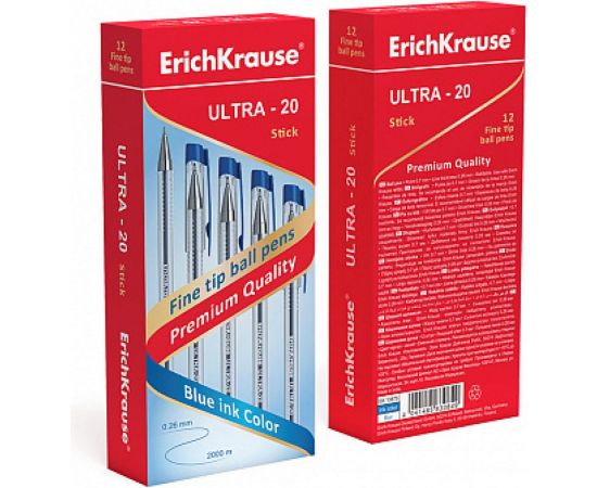 Шариковая ручка ErichKrause ULTRA-10, синий 13873 – изображение 3