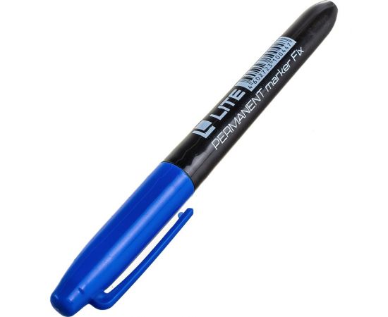 Перманентный маркер LITE FIX 1-3 мм синий круглый PMLF3-B – изображение 3