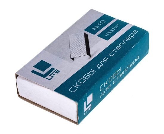 Скобы LITE № 10, 1000 шт S10-1000L – изображение 4