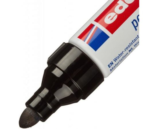Перманентный маркер Edding E-550/1 черный 3-4 мм круглый наконечник 539363 – изображение 4