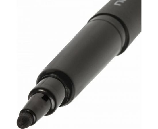 Маркер 10 шт в упаковке BRAUBERG перманентный нестираемый "CLASSICLine" ЧЕРНЫЙкорп.тонкийнаконечник1мм 150296 – изображение 4