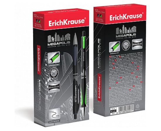 Автоматическая шариковая ручка ErichKrause MEGAPOLIS Concept, черный 32 32 – изображение 4