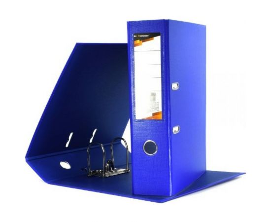 Папка-регистратор INFORMAT 75 мм, одностороннее покрытие, PVC VP9080B – изображение 4