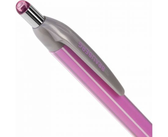 Автоматическая шариковая ручка BRAUBERG Sakura корпус ассорти, узел 0,5 мм, линия письма 0,3 мм 141287 – изображение 5