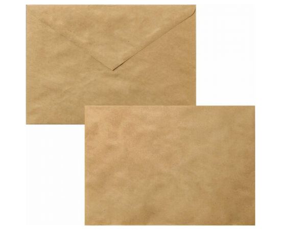 Конверты BRAUBERG С4 229х324 мм, крафт, клей 80г/м2 комплект 25 шт, треугольный клапан 112365 – изображение 5