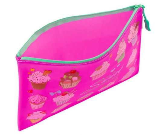 Папка для тетрадей BRAUBERG Cupcakes A5, водонепроницаемая молния, 25х20 см 229260 – изображение 5