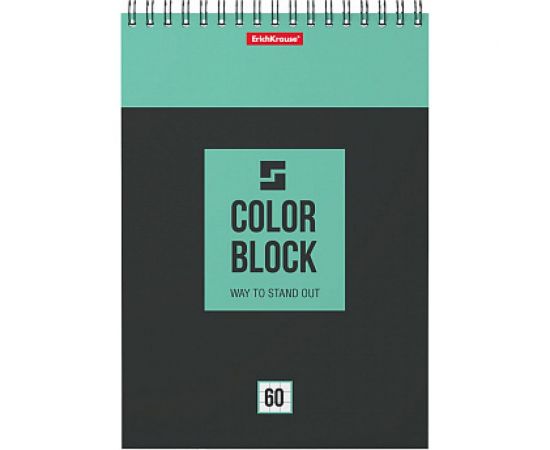 Блокнот ErichKrause Color Block на спирали, А5, 60 листов, клетка 49684 – изображение 5