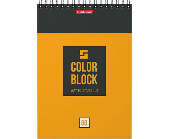 Блокнот ErichKrause Color Block на спирали, А5, 60 листов, клетка 49684 – изображение 6
