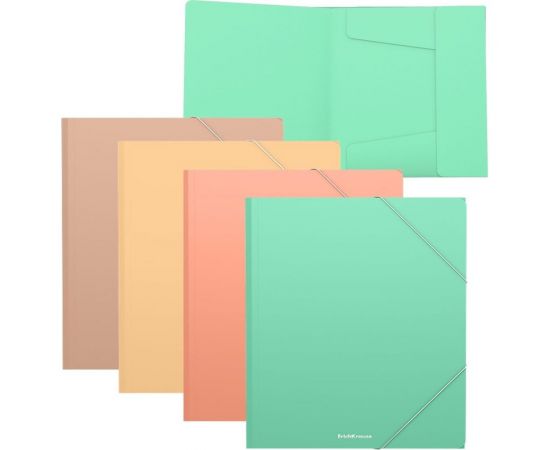Папка для тетрадей ErichKrause Matt Powder на резинках, пластиковая, A5+, ассорти 55087 – изображение 6