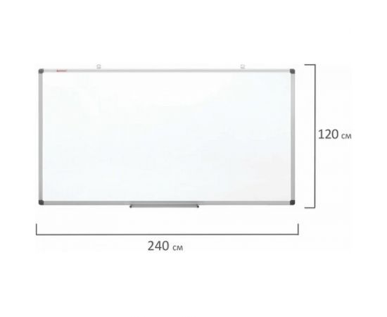 Магнитно-маркерная доска BRAUBERG Extra 120x240 см, алюминиевая рамка 237559 – изображение 7