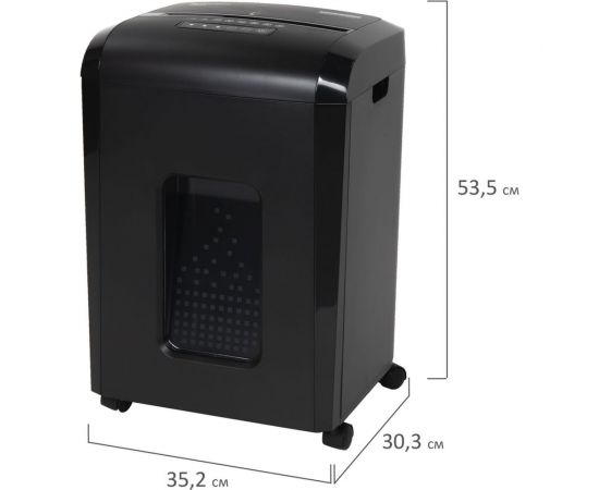 Уничтожитель шредер BRAUBERG 1525X 4 уровень секретности, фрагменты 4x40 мм, 15 листов, 25 л 532151 – изображение 8