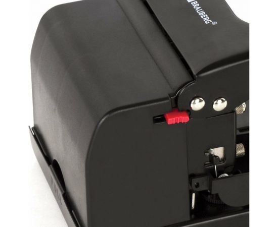 Дырокол BRAUBERG металлический МОЩНЫЙ ""Heavy duty"", до 100 листов, черный, 226869 – изображение 8