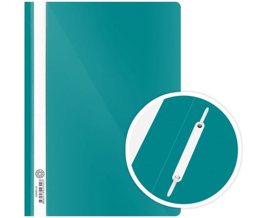 Папка-скоросшиватель DOLCE COSTO Эконом А4, бирюзовая, 25 шт D00400-LB 