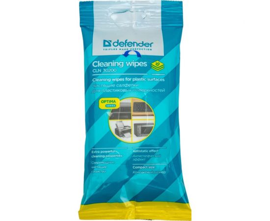 Салфетки для поверхностей Defender CLN 30200 Optima 20 шт, пакет с подвесом 30200 