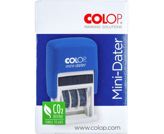Автоматический пластиковый датер Colop мини высота шрифта 3,8 мм S 120 00-00001030 