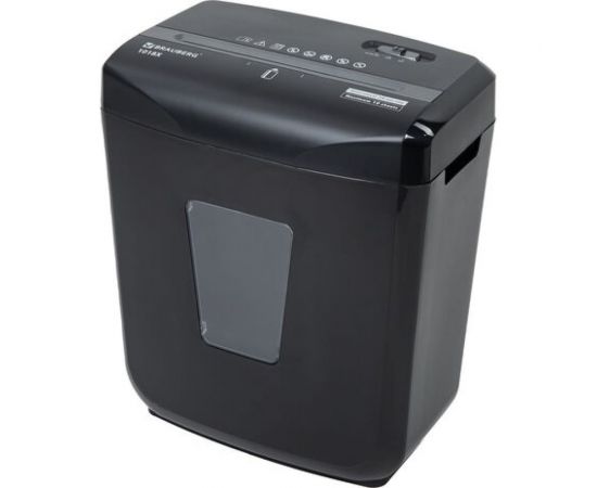 Уничтожитель шредер BRAUBERG 1018X 4 уровень секретности, фрагменты 4x40 мм, 10 листов, 18 л 532150 