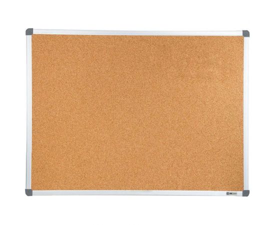 Пробковая доска CS-CBD-90X120 коричневый, 90x120 см, алюминиевая рама, пробка/алюминий Cactus 1070272 