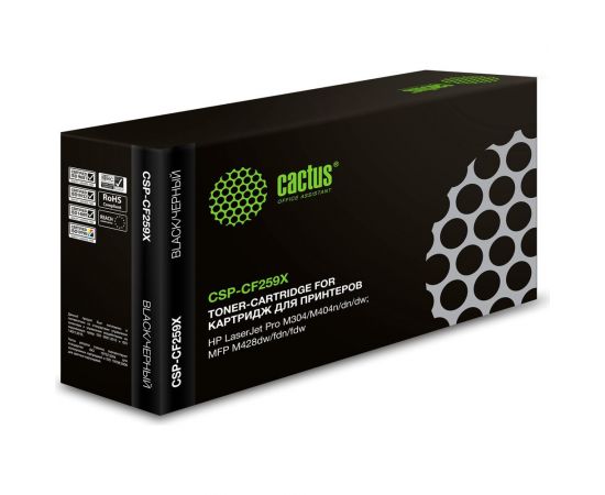 Лазерный картридж Cactus CSP-CF259X черный, 10000 страниц, для HP LJ M304/M404/MFP M428 1885819 