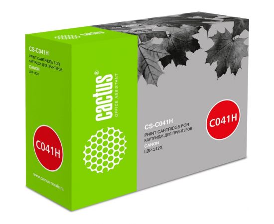 Картридж лазерный CS-C041H 041H черный (20000стр.) для Canon LBP 312x Cactus 493709 