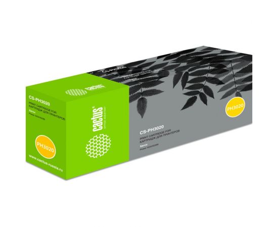 Лазерный картридж Cactus 106r02773 черный, 1500 страниц, для xerox phaser 3020/3020bi CS-PH3020 364621 