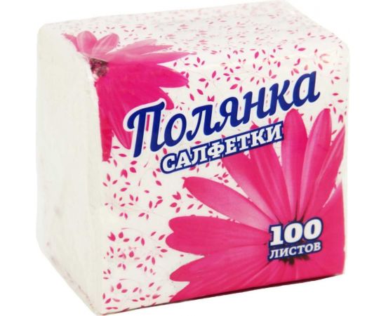 Салфетка COMFY Полянка белая 22x22 100 л. 1-3856 