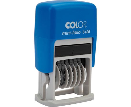 Автоматический нумератор-мини Colop пластик 6-разрядный высота шрифта 3,8 мм S 126 00-00001037 