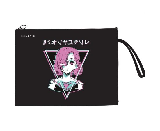 Папка для тетрадей А4+ из силикона на молнии с петелькой ColoRio COKB-UT2-1018S 