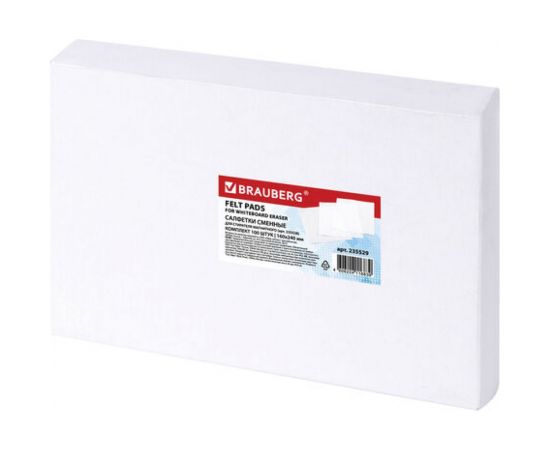 Сменные салфетки BRAUBERG для магнитного стирателя 235528 160х240 мм, КОМПЛЕКТ 100 шт 235529 – изображение 2