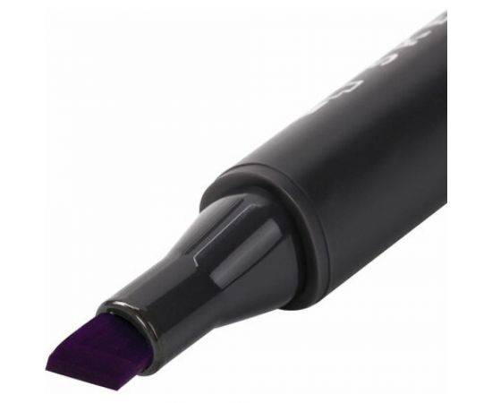 Двусторонний маркер для скетчинга BRAUBERG Art Classic 1-6 мм, баклажановый R807 151872 – изображение 2