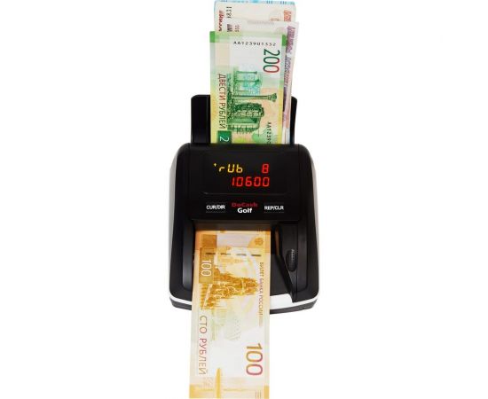 Автоматический детектор банкнот DoCash Golf без АКБ, антистокс, определение номинала 12954 – изображение 2