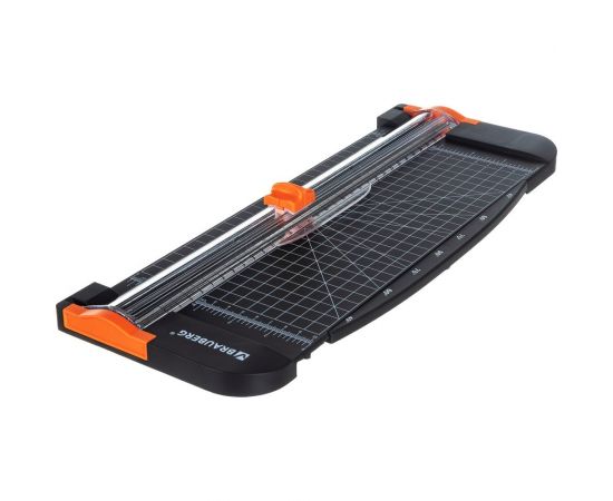 Роликовый резак BRAUBERG SUPER A4, до 12 л, длина реза 310 мм, линейка, А4 532328 – изображение 2