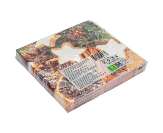 Салфетки Bulgaree Green БГ трехсл. 33х33 Рождество 20 шт. МДК-1004379 – изображение 2