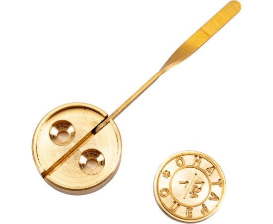 Готовый набор для опечатывания дверей Colop чашка с флажком, печать ""опечатано"" с неповт.номером, кольцо, пластилин 2 шт, саморезы 2 шт Готовый набор для опечатывания дверей Colop – изображение 3