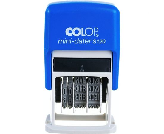 Автоматический пластиковый датер Colop мини высота шрифта 3,8 мм S 120 00-00001030 – изображение 3