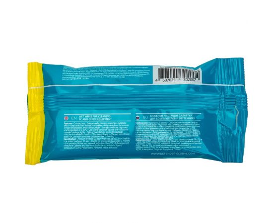 Салфетки для поверхностей Defender CLN 30200 Optima 20 шт, пакет с подвесом 30200 – изображение 3