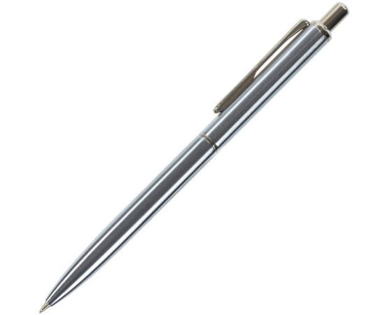 Подарочная шариковая ручка BRAUBERG Larghetto синяя, серебристый корпус с хромом, 0.5 мм 143474 – изображение 3