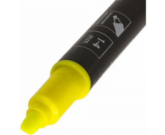 Текстовыделитель 12 шт в упаковке BRAUBERG двусторонний ЖЕЛТЫЙ/ЗЕЛЕНЫЙ линия 1-4 мм 150841 – изображение 3