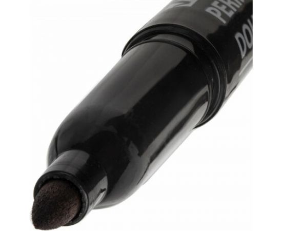 Маркер 12 шт в упаковке BRAUBERG перманентный нестираемый ЧЕРНЫЙ круглый наконечник 15-3мм 151629 – изображение 3