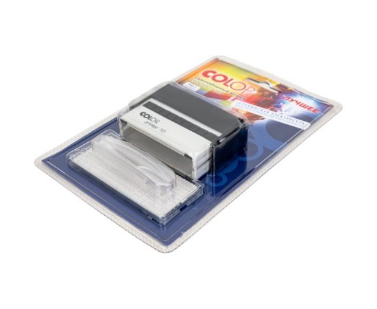 Автоматический самонаборный штамп Colop пластик. 2 строки 10х69 мм PRINTER 15 SET black 00-00000499 – изображение 3