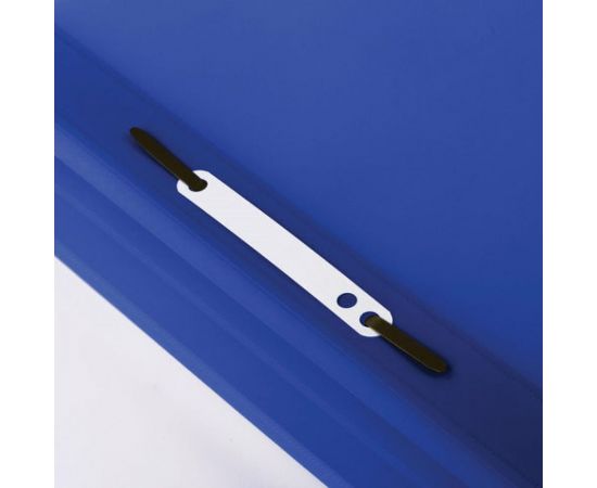 Скоросшиватель 25 шт в упаковке BRAUBERG пластиковый А4 130/180 мкм синий 220385 – изображение 4