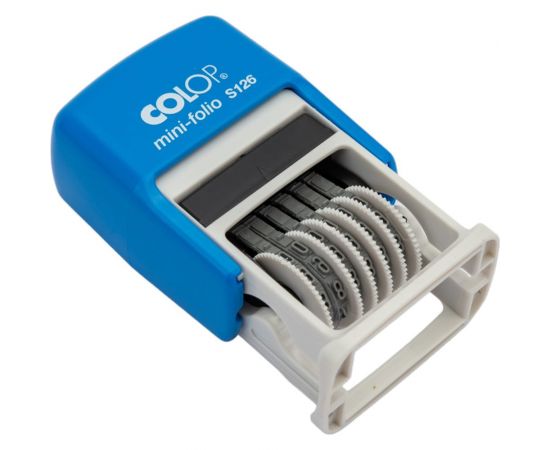 Автоматический нумератор-мини Colop пластик 6-разрядный высота шрифта 3,8 мм S 126 00-00001037 – изображение 4