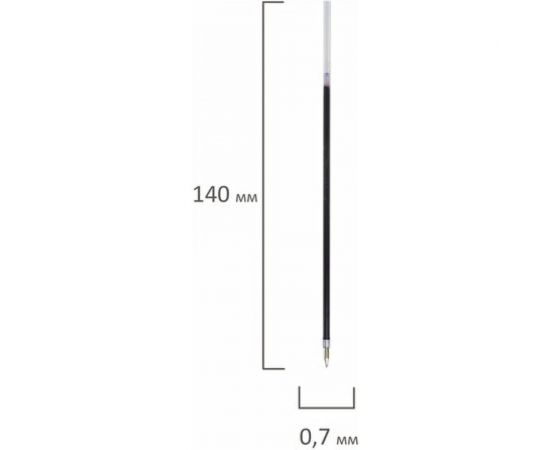 Стержень 100 шт в упаковке BRAUBERG шариковый масляный "i-Rite GT" 140мм СИНИЙ узел 07мм линия 035мм 170376 – изображение 4