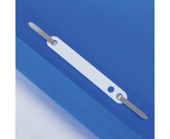 Скоросшиватель 10 шт в упаковке BRAUBERG пластиковый с перфорацией А4 140/180 мкм синий 226583 – изображение 4